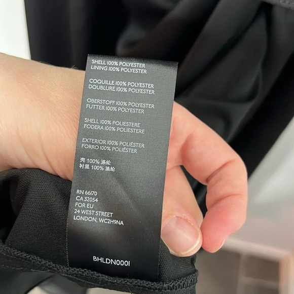 BHLDN Kelly Black Tulip Hem Strapless Midi Dress - Picture 6 of 8